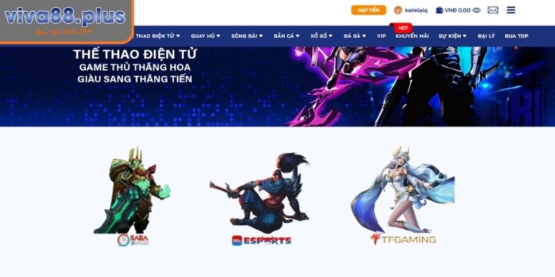 Hiểu thêm về E-sports Viva88
